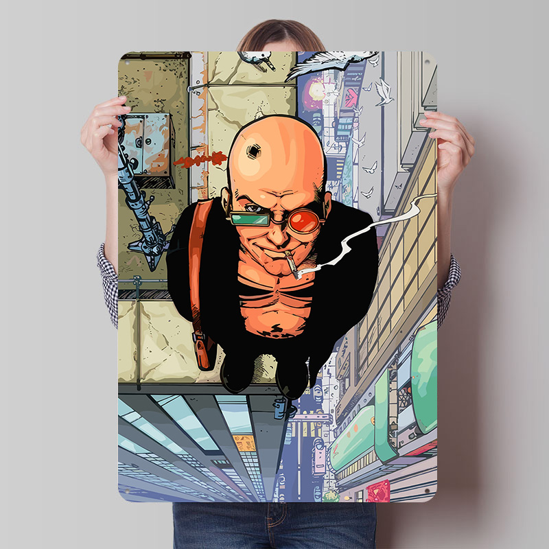 Bald Man Smoking on a Rooftop  - Retro Gaming On recension och pris