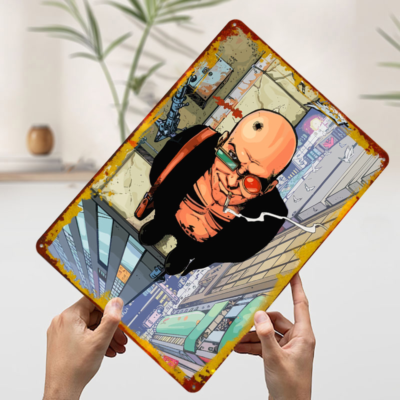 Bald Man Smoking on a Rooftop  - Retro Gaming On recension och pris
