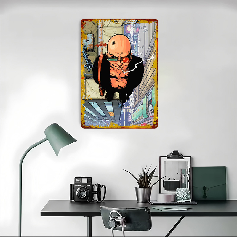 Bald Man Smoking on a Rooftop  - Retro Gaming On recension och pris