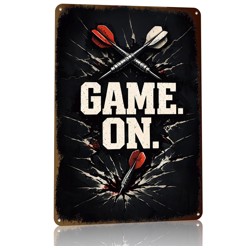 GAME. ON. Darts 3D Printed Tex - Retro Gaming On recension och pris