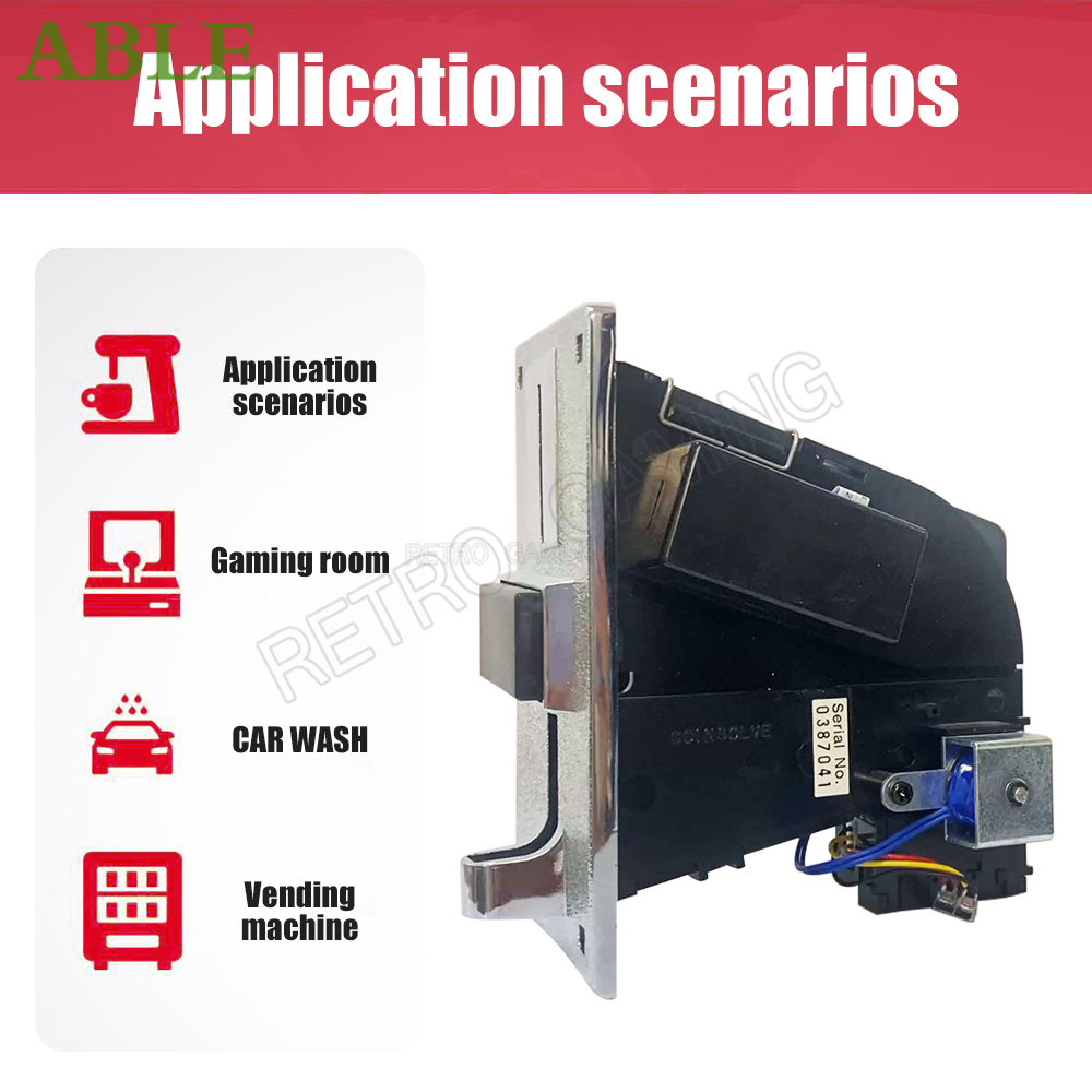 EU9 Coin Acceptor Metal Panel  - Retro Gaming Store recension och pris
