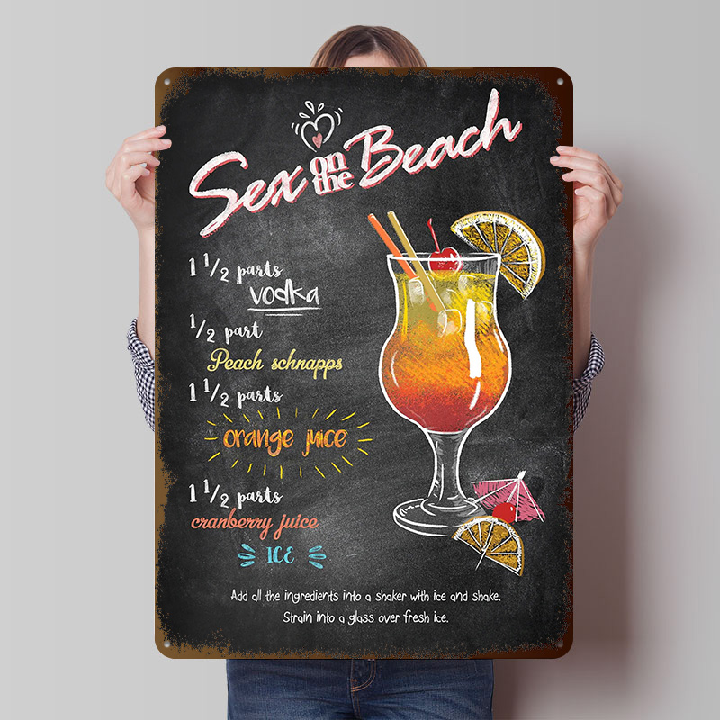 Sex on the Beach Tinplate Post - Retro Gaming On recension och pris