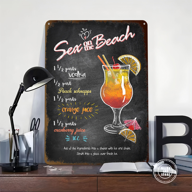 Sex on the Beach Tinplate Post - Retro Gaming On recension och pris