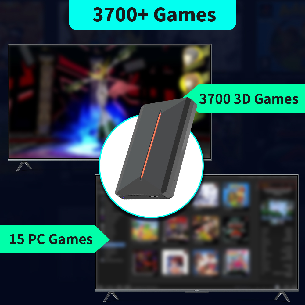 Launchbox OS 500GB Portable Ga - Retro Gaming Kiosk recension och pris