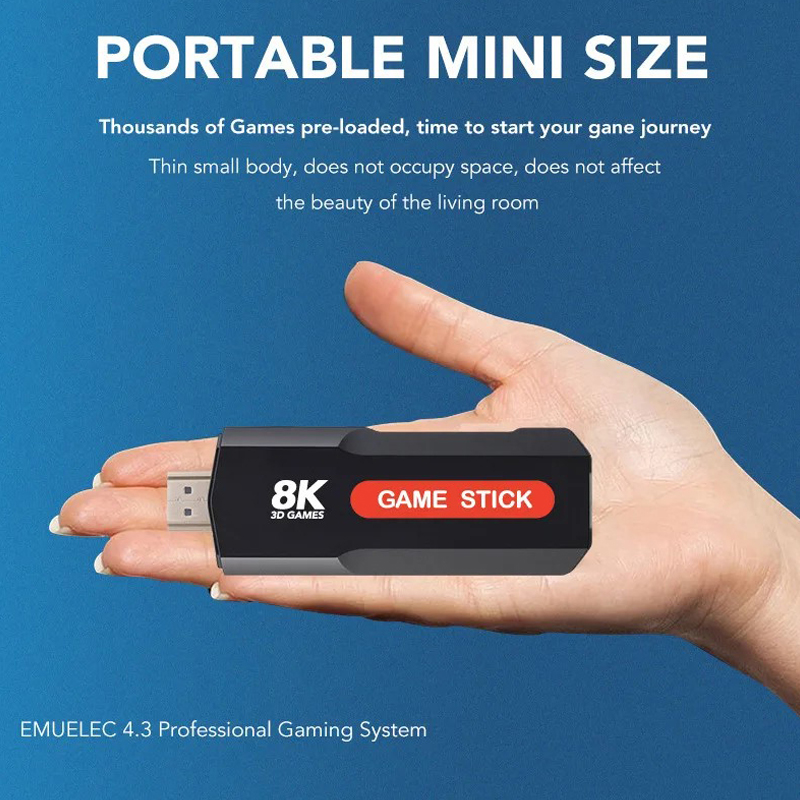 X2 Game Stick HD 4K 8K 3D Cons - Retro Gaming Usb recension och pris