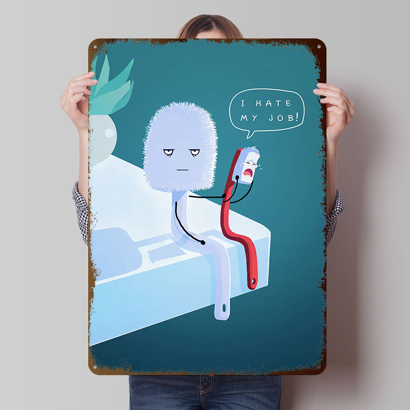 I Hate My Job Printed Poster C - Retro Gaming Jobs recension och pris
