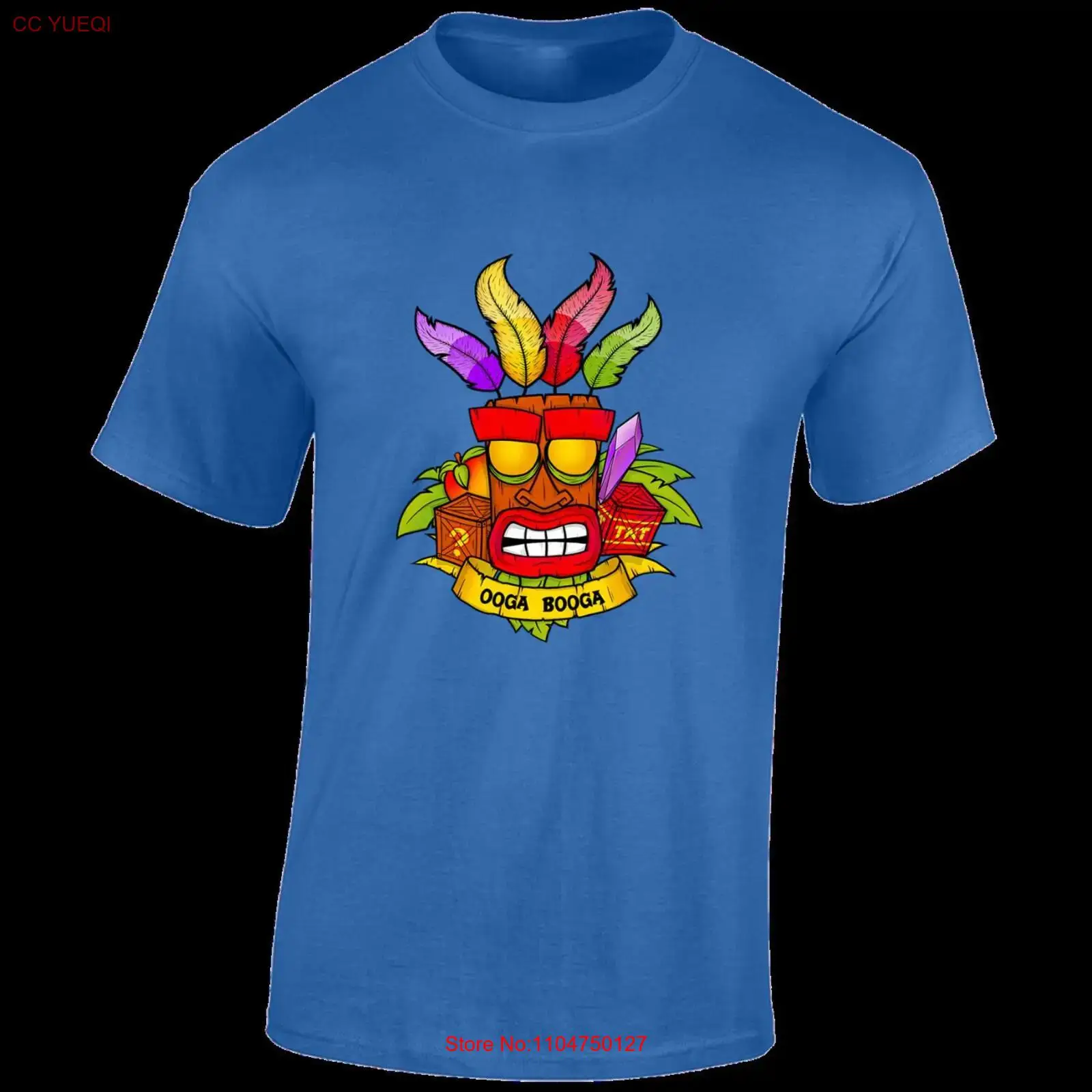 Oga booga crash mens T Shirt r - Retro Gaming Ideas recension och pris