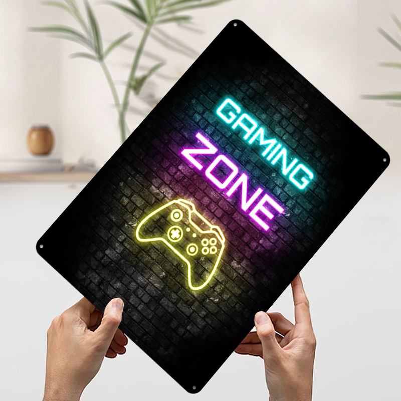 Gaming Zone Neon Sign on Brick - Retro Gaming On recension och pris