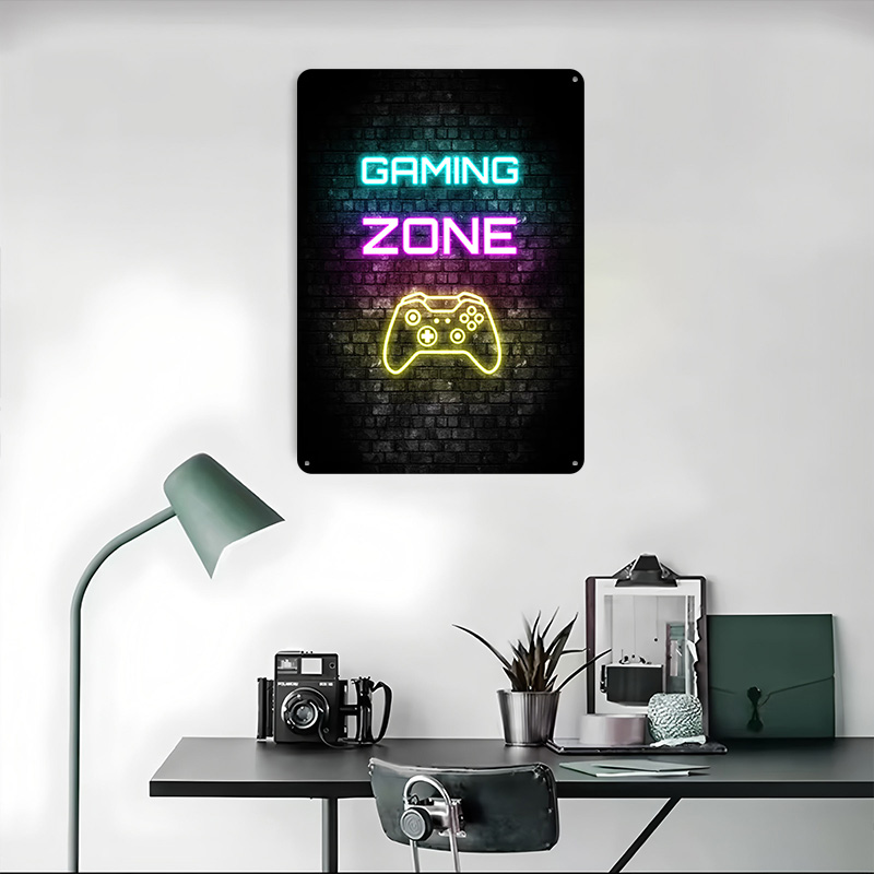 Gaming Zone Neon Sign on Brick - Retro Gaming On recension och pris